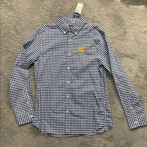 Notre Dame Blue Checkered Shirt
